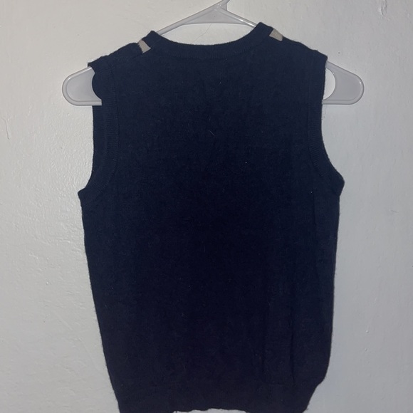 white and blue sweater vest from Brandy Melville. - Picture 2 of 2